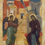 Икона "Благовещение Пресвятой Богородицы" из книги "Иконы Пскова". - М. Северный паломник, 2003